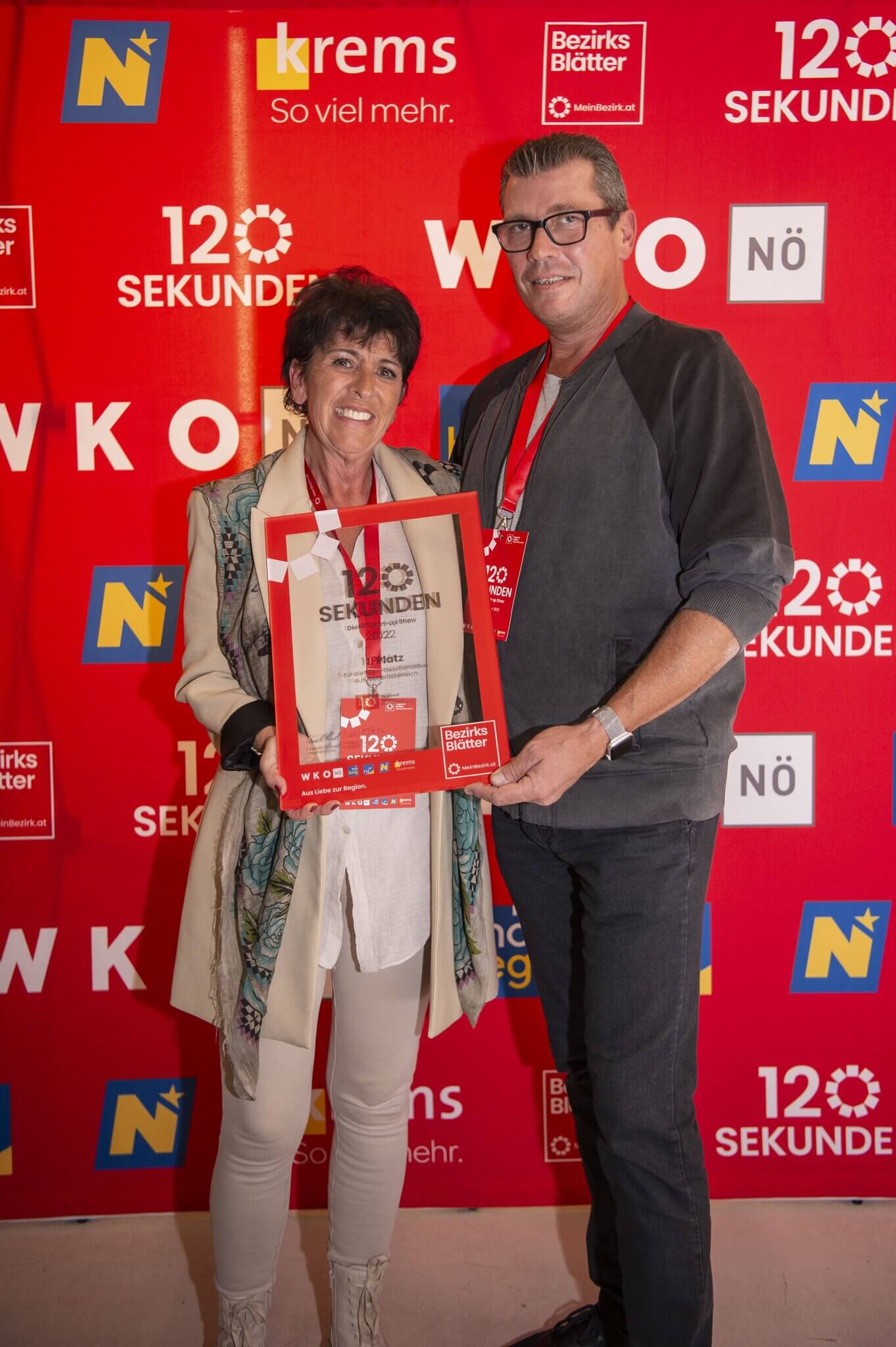 Sabine und Roman, die Gewinner von 120 Sekunden - Happy Scratchy